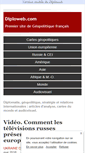 Mobile Screenshot of diploweb.com